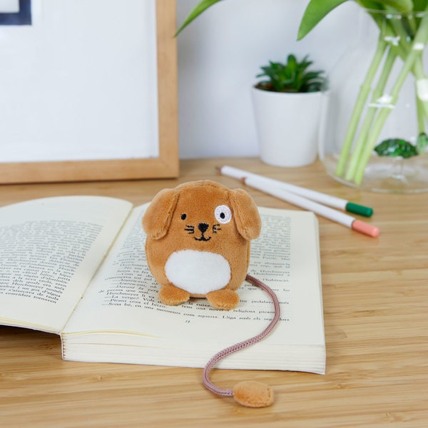 Balvi Bookmark Woof Colour brown In the shape of a dog Polyester