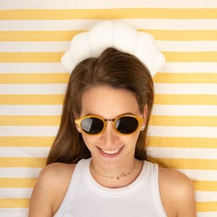 Balvi Cuscino per l'estate Summer Shell Colore bianco Cuscino a forma di conchiglia Poliestere