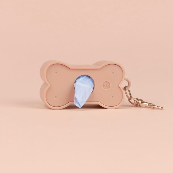 alvi Dispensador bolsas perro Biscuit Color Marrón Para los paseos con tu mascota Con forma de galle