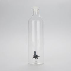Balvi - Seal Balvi Botella Seal Con figura en forma de foca gris en el interior Borosilicato