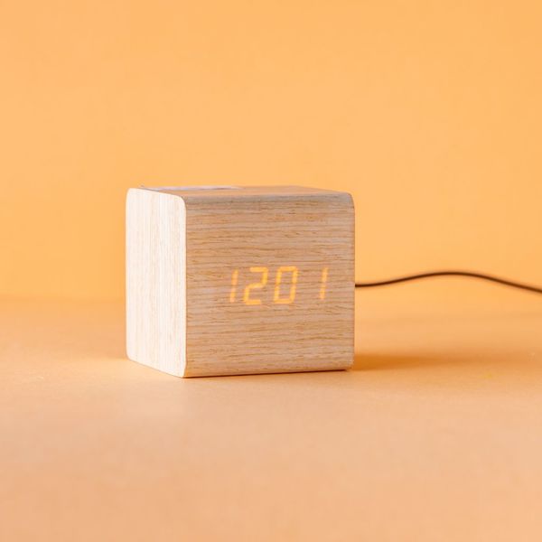 Balvi - Wood wooden digital alarm clock