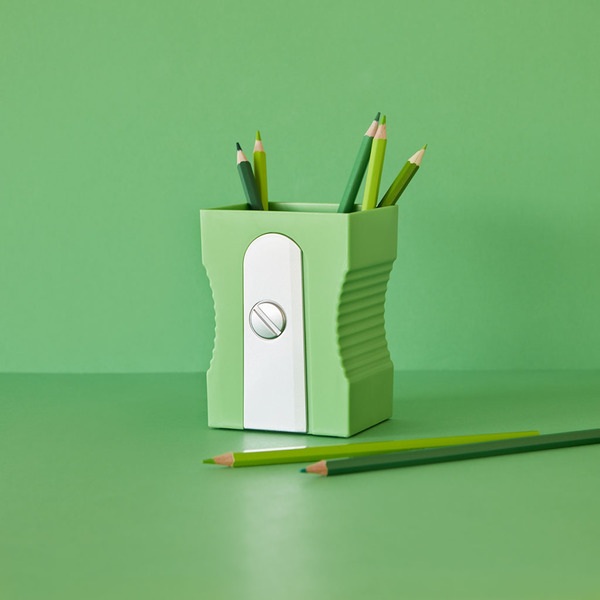 alvi Portalápices Sharpener Color verde Mantén tu Escritorio organizado Bote para lápices Original y