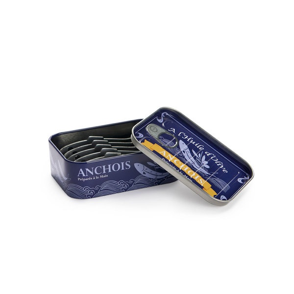 Balvi Snack fork Conserverie Anchois Retro design of canned anchovies Tin/stainless