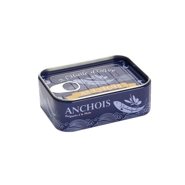 Balvi Snack fork Conserverie Anchois Retro design of canned anchovies Tin/stainless