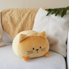 Balvi Cojín Kitty Tabby Color naranja Cojín o peluche de gato Tabby Poliéster
