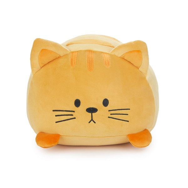 Balvi Cojín Kitty Tabby Color naranja Cojín o peluche de gato Tabby Poliéster