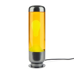 alvi Lampe Lava Capsule Couleur Orange jaune Design moderne et sophistiqué pour la décoration Alumin
