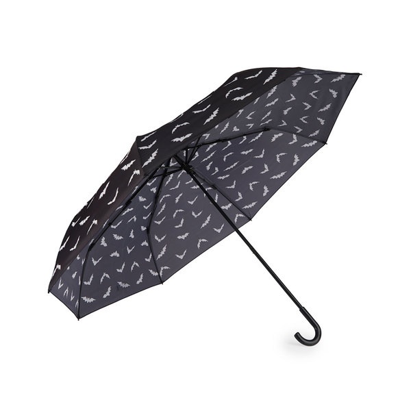 Balvi Paraguas Batumbrella Color negro Un diseño con murciélagos por doquier Nylon