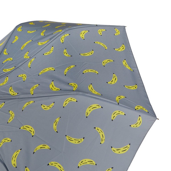 Balvi Paraguas Monkeymbrella Color gris Un diseño con plátanos por doquier Nylon