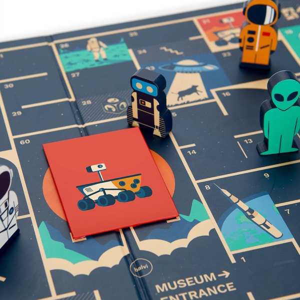 Balvi Juego de mesa Space Museum Encuentra tu nave y reclama la conquista Madera