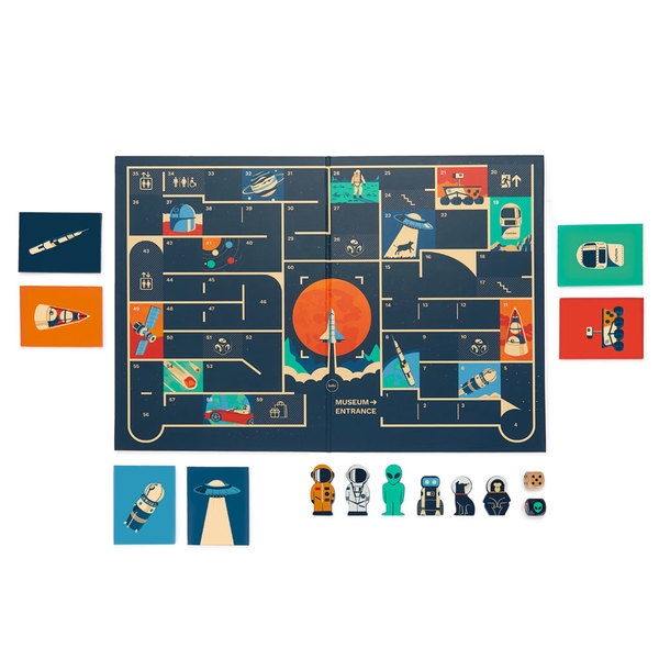 Balvi Juego de mesa Space Museum Encuentra tu nave y reclama la conquista Madera