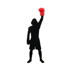 Balvi Lesezeichen Boxing Farbe Schwarz/Rot Der Boxhandschuh ragt über den Buchrand hinaus Kunststoff