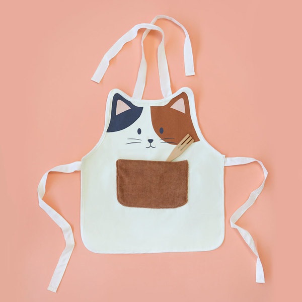 Balvi Tablier enfant Kitty Cailco Avec poche sur le devant Polyester