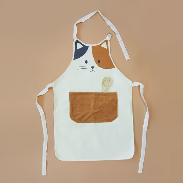 Balvi Schürze Kitty Calico Mit Vordertasche Polyester
