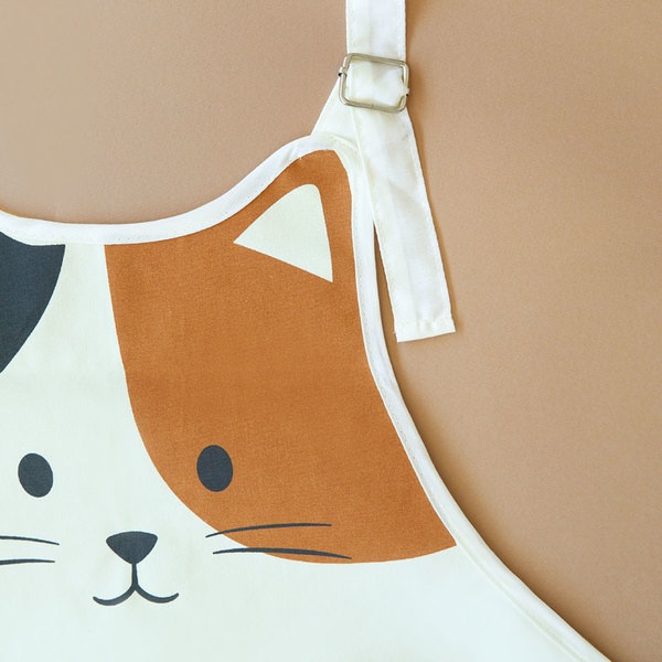 Balvi Schürze Kitty Calico Mit Vordertasche Polyester