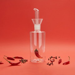 Balvi Huilier Chilli Avec un piment à l'intérieur Verre