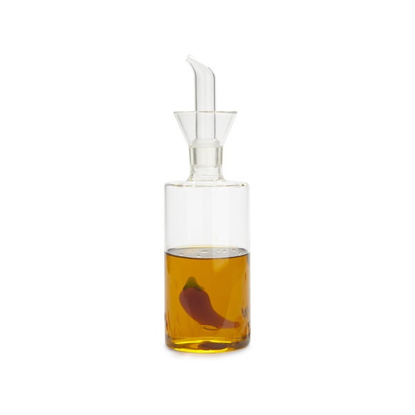 Balvi Ölspender Chilli Mit einem scharfen Chili im Inneren Glas
