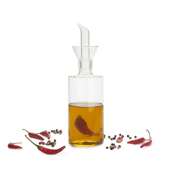 Balvi Ölspender Chilli Mit einem scharfen Chili im Inneren Glas