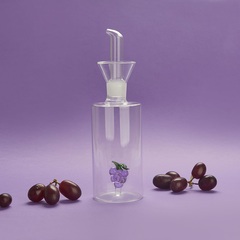 Balvi Huilier Grapes Avec une grappe de raisin à l'intérieur Verre