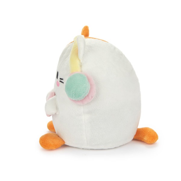 Balvi Buchstützen Kawaii Melody Farbe Weiß Katze mit Kopfhörern Polyester