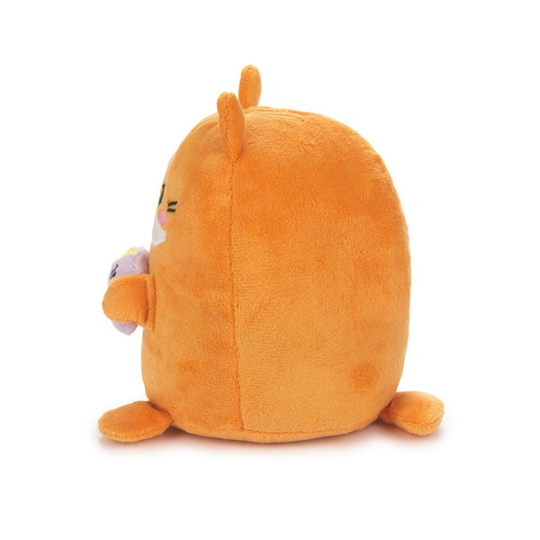 Balvi Buchstützen Kawaii Gamer Farbe Orange Videogames spielende Katze Polyester