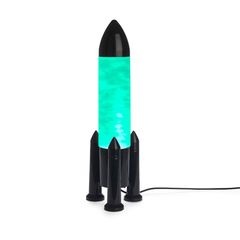 Balvi Lampe Rocket Couleur noir Design amusant et déco Câble USB 5V 1A Plastique
