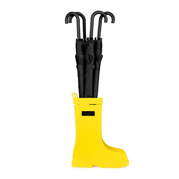 alvi Umbrella stand Rain Boots Yellow colour Easy air circulation and with water collection tray Met