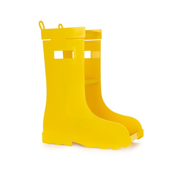 alvi Umbrella stand Rain Boots Yellow colour Easy air circulation and with water collection tray Met
