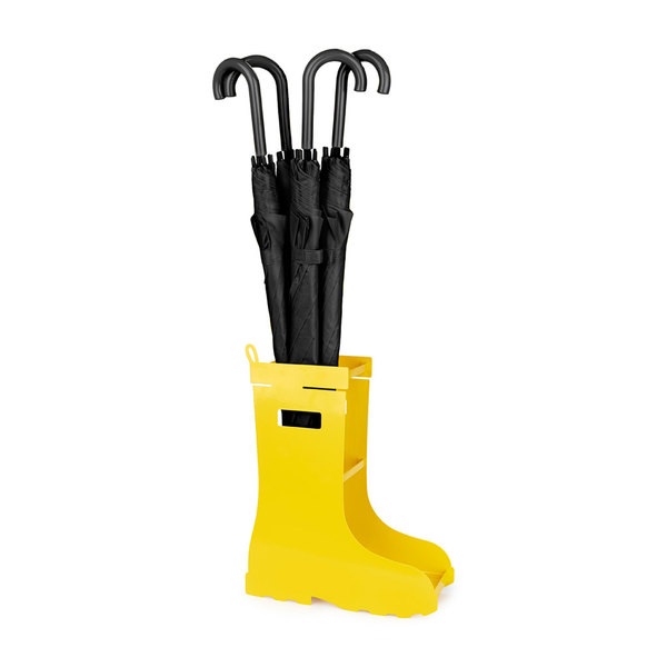 alvi Umbrella stand Rain Boots Yellow colour Easy air circulation and with water collection tray Met