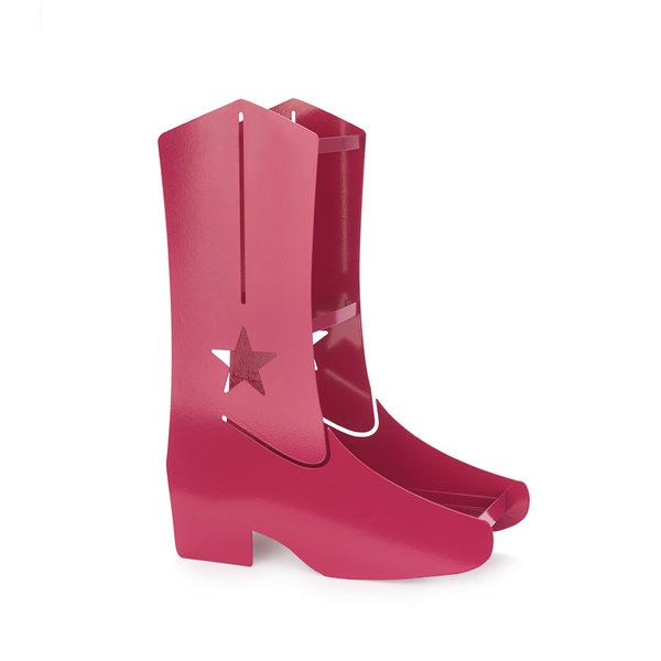 alvi Umbrella stand Country Boots Pink colour Easy air circulation and with water collection tray Me