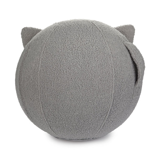 Balvi Pouf Kitty Couleur gris Siège supplémentaire pour toute occasion Polyester 45 cm