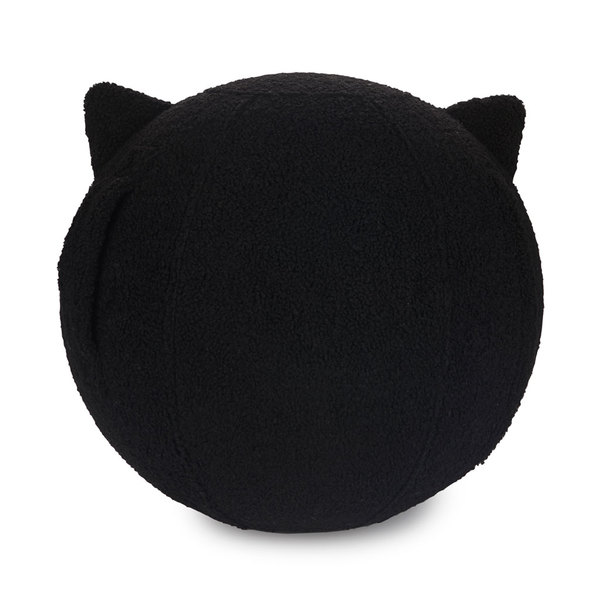 Balvi Puff Kitty Color negro Asiento adicional para cualquier ocasión Poliéster 45cm