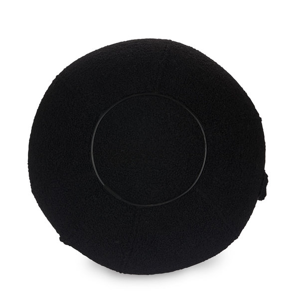 Balvi Puff Kitty Color negro Asiento adicional para cualquier ocasión Poliéster 45cm