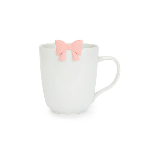Balvi Infusor té Coquette Color rosa Con forma de lazo Inox/silicona