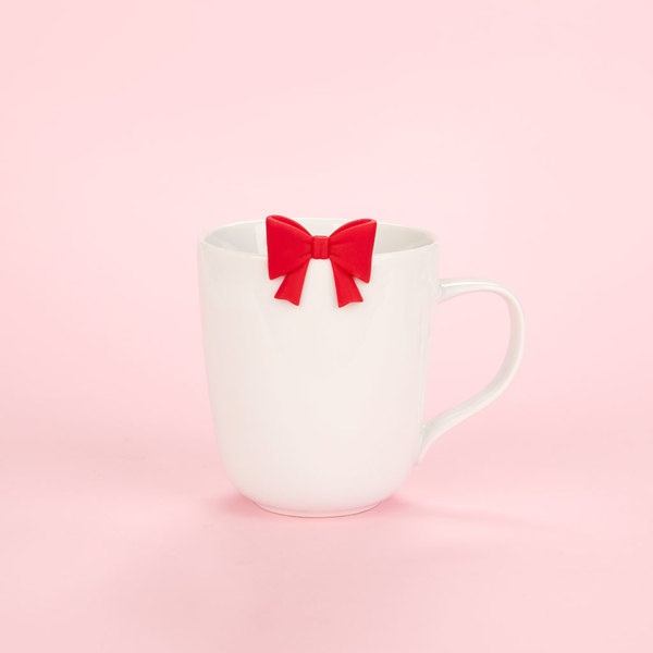 Balvi Tea infuser Coquette Red colour Bow-shaped Stainless/silicone