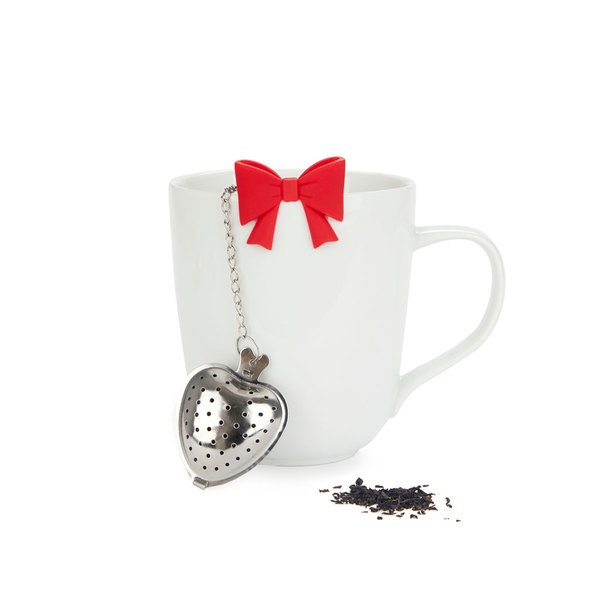 Balvi Tea infuser Coquette Red colour Bow-shaped Stainless/silicone