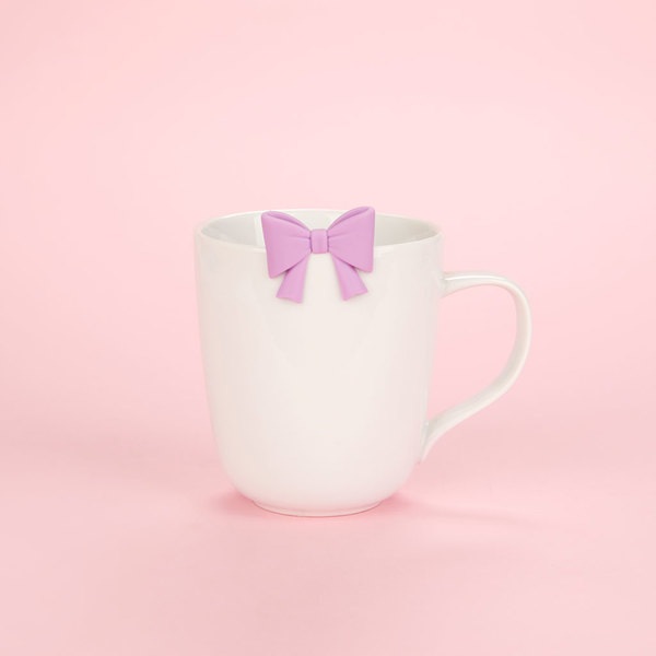 Balvi Infusor té Coquette Color lila Con forma de lazo Inox/silicona