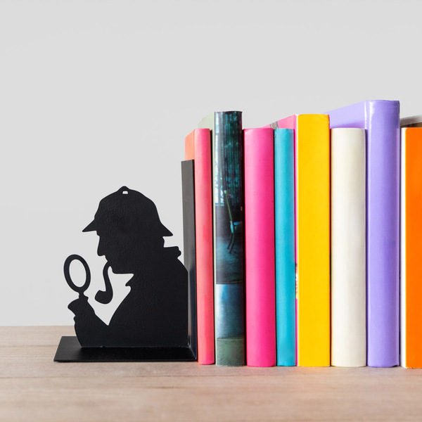 Balvi Sujeta Libros Postman Color Negro Decorativo Metal